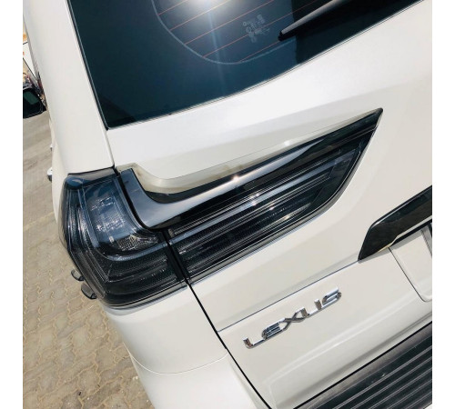 Задня оптика 2016+ (Superior Black, 2 шт) для Lexus LX570/450d 2008-2022 рр.