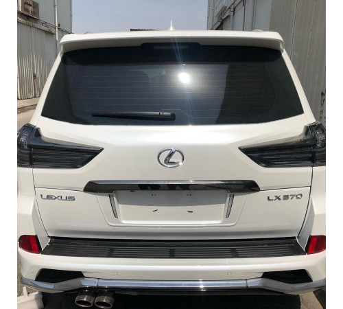 Задня оптика 2016+ (Superior Black, 2 шт) для Lexus LX570/450d 2008-2022 рр.