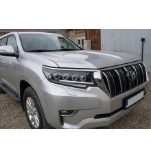 Передня оптика Lexus-design 4-LED V1 (2017+, 2 шт) для Toyota Land Cruiser Prado 150 2009-2023 рр.