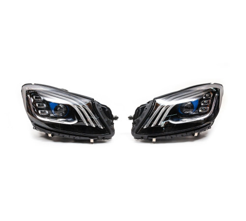 Рестайлінг передні фари з блоками (OEM) для Mercedes S-сlass W222 2013-2022 рр.