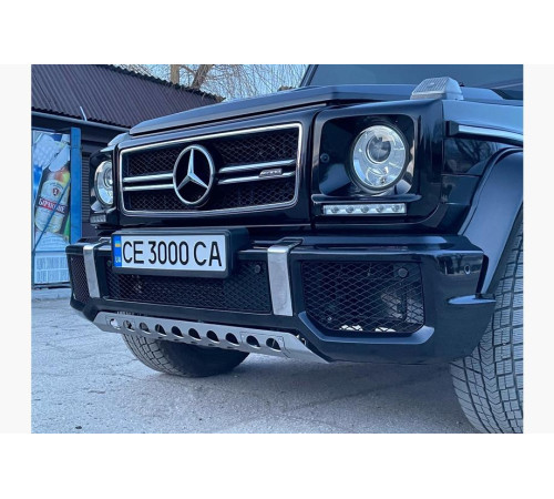 Накладки на фари з LED (5 діодів, комплект) для Mercedes G сlass W463 1990-2018 рр.