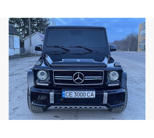 Накладки на фари з LED (5 діодів, комплект) для Mercedes G сlass W463 1990-2018 рр.