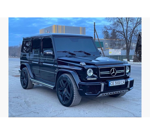 Накладки на фари з LED (5 діодів, комплект) для Mercedes G сlass W463 1990-2018 рр.