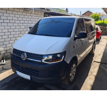 Передні фари з LED вогнями Black (2015-2019, 2 шт) для Volkswagen T6 2015-2024 рр.