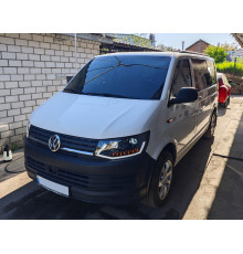 Передні фари з LED вогнями Black (2015-2019, 2 шт) для Volkswagen T6 2015-2024 рр.