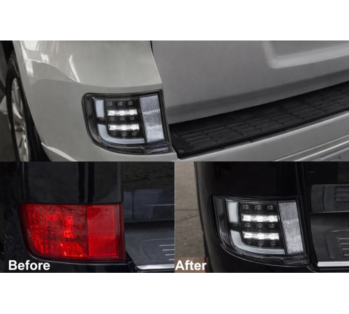 Задні протитуманки 2016-2021 (Executive Black) для Toyota Land Cruiser 200 2007-2021 рр.