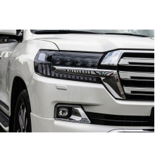 Передні фари 2016+ (Bugatti) для Toyota Land Cruiser 200 2007-2021 рр.