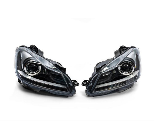Передня оптика LED (2011-2015, 2 шт) для Mercedes C-class W204 2007-2015 рр.