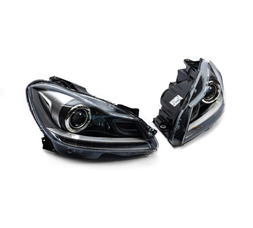 Передня оптика LED (2011-2015, 2 шт) для Mercedes C-class W204 2007-2015 рр.