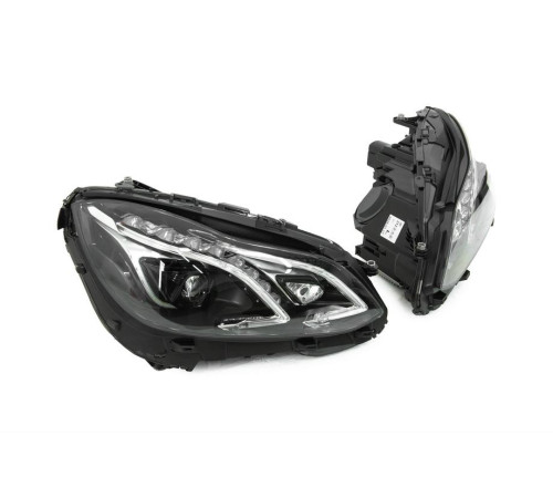 Передні фари (2 шт., рестайлінг, з блоками) для Mercedes E-сlass W212 2009-2016 рр.
