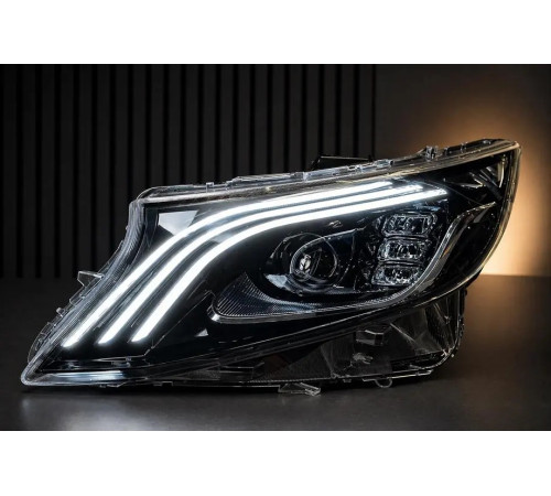 Передні фари Maybach-дизайн LED (для Vito, 2 шт) для Mercedes Vito/V-class W447 2014- рр.