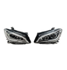 Передня оптика з LED (2 шт) для Mercedes CLA C117 2013-2019 рр.
