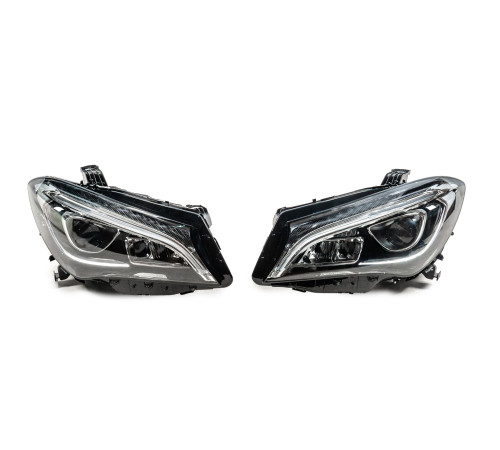Передня оптика з LED (2 шт) для Mercedes CLA C117 2013-2019 рр.