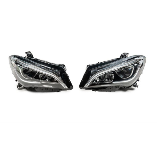 Передня оптика з LED (2 шт) для Mercedes CLA C117 2013-2019 рр.