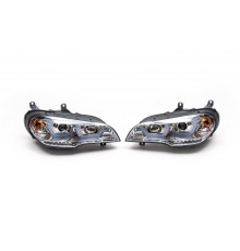 Передні фари (2 шт, світлі) для BMW X5 E70 2007-2013 рр.