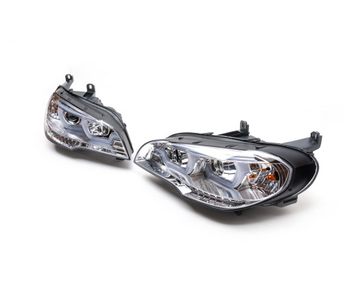 Передні фари (2 шт, світлі) для BMW X5 E70 2007-2013 рр.