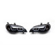 Передні фари з LED підсвіткою (2 шт, темні) для BMW X5 E70 2007-2013 рр.