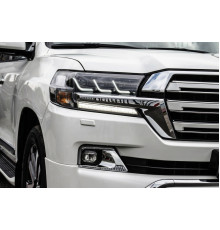 Передні фари 2016+ (LX-Design) для Toyota Land Cruiser 200 2007-2021 рр.