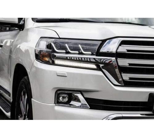 Передні фари 2016+ (LX-Design) для Toyota Land Cruiser 200 2007-2021 рр.
