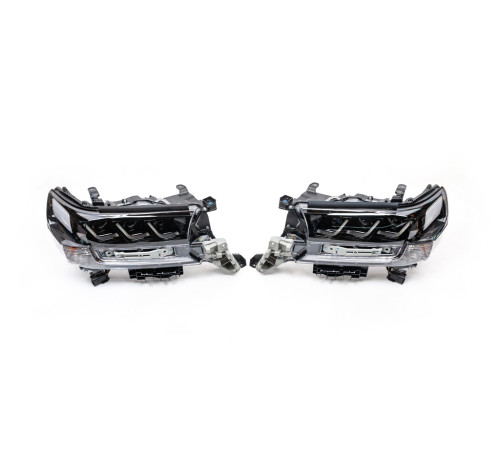 Передні фари 2016+ (LX-Design) для Toyota Land Cruiser 200 2007-2021 рр.