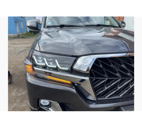 Передні фари 2016+ (LX-Design) для Toyota Land Cruiser 200 2007-2021 рр.