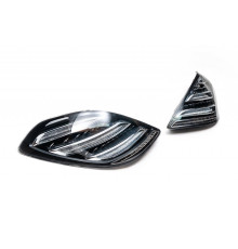 Задні ліхтарі (Black edition, 2 шт) для Mercedes S-сlass W222 2013-2022 рр.