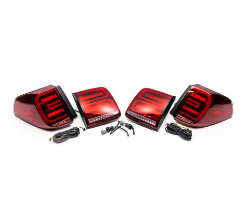 Задні LED ліхтарі (RED-Sequential) для Nissan Armada 2016-2024 рр.