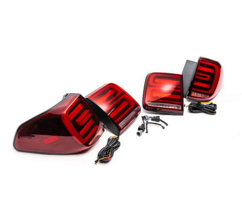 Задні LED ліхтарі (RED-Sequential) для Nissan Armada 2016-2024 рр.