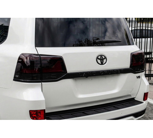Задні ліхтарі 2016-2021 (Sequential Black) для Toyota Land Cruiser 200 2007-2021 рр.