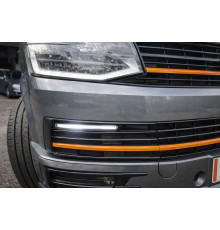 DRL вставки в бампер (SportLine) для Volkswagen T6 2015-2024 рр.