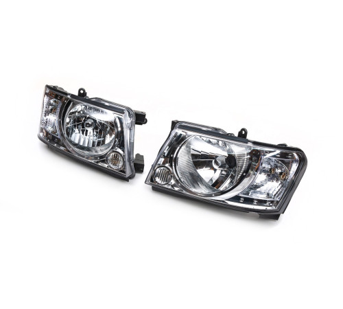 Передня оптика Safari світлі (2004-2008, 2 шт) для Nissan Patrol Y61 1997-2011 рр.