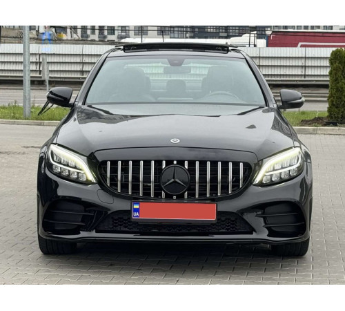 Передня оптика (2 шт, без блоків, рестайлінг) для Mercedes C-сlass W205 2014-2021 рр.
