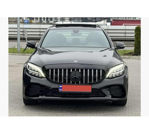 Передня оптика (2 шт, без блоків, рестайлінг) для Mercedes C-сlass W205 2014-2021 рр.