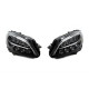 Передня оптика (2 шт, без блоків, рестайлінг) для Mercedes C-сlass W205 2014-2021 рр.