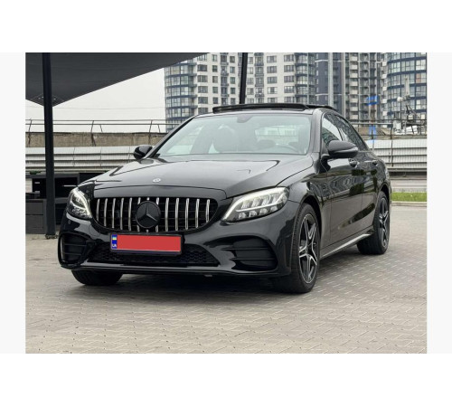 Передня оптика (2 шт, без блоків, рестайлінг) для Mercedes C-сlass W205 2014-2021 рр.