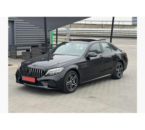 Передня оптика (2 шт, без блоків, рестайлінг) для Mercedes C-сlass W205 2014-2021 рр.
