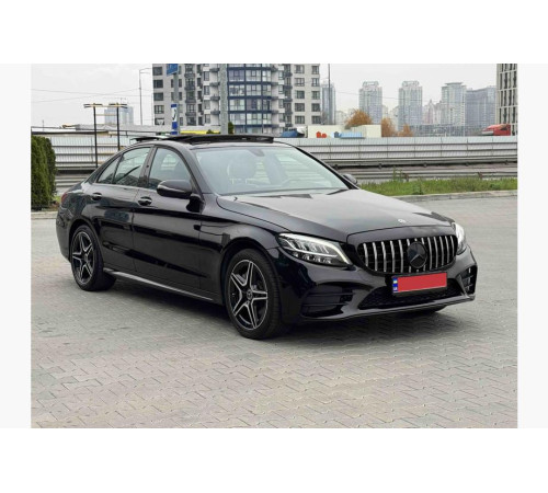 Передня оптика (2 шт, без блоків, рестайлінг) для Mercedes C-сlass W205 2014-2021 рр.