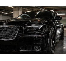 Передні фари Black Edition (2 шт) для Chrysler C300 2011-2023 рр.